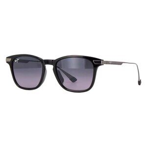 New MAUI JIM ManaOlana Black Polarised Square GS623 02 Sunglasses Women